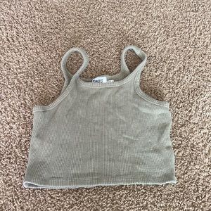 Green Princess Polly cropped tank